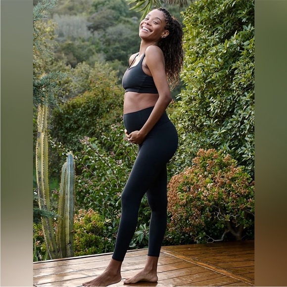 FP Movement x Hatch Never Better Maternity Leggings in Black NEW OB19158 - Picture 4 of 11